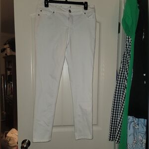 Cato White Skinny Pants